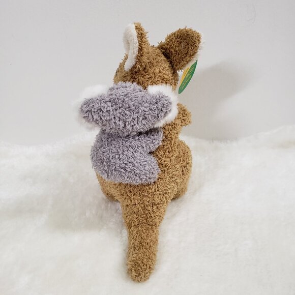 Uni-Toys Australia Kangaroo w/ Baby Joey & Koala 9" Plush by Uniring NWT - Picture 5 of 8